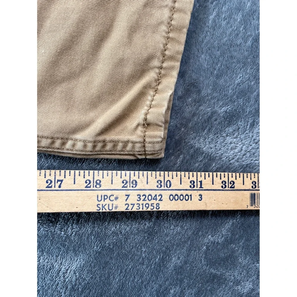 Levis 514 Straight Fit Pants Mens 37x30 Tan Khaki Cotton Twill Trousers Classic